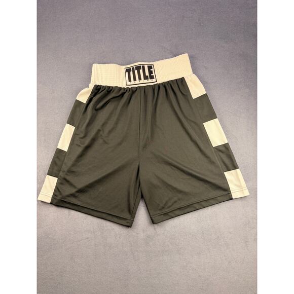 Title Boxing Shirts - Set of 2, Blk/Yellow Satin Blk/Wht Polyester, Men's Small - Picture 2 of 14